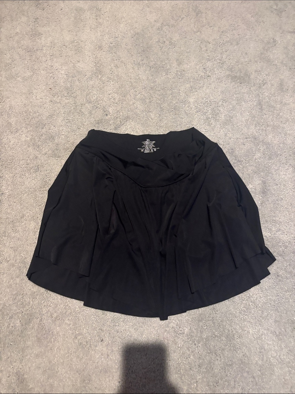 Women's Black Skirt - Athletic Skort Style